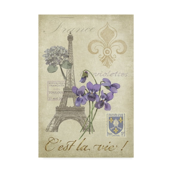 Trademark Fine Art 'Paris Tour I' Canvas Art by Jade Reynolds