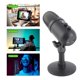 thumbnail image 1 of Micrófono USB De Condensador, Control De Ganancia Giratorio De 360 ​​​​grados, Micrófono USB LED, Recordatorio Silencioso, Plug And Play Para PC, 1 of 7