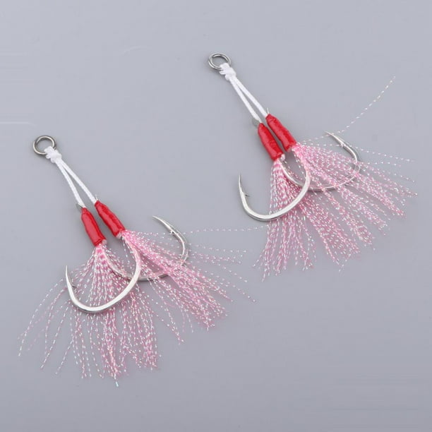 de de acero al carbono de agua para Jigs Jigging, aparejos terminale pesca de mayor UNA Macarena Gancho de asistencia de acero al carbono