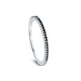 thumbnail image 2 of 1/6ct Treated Black Diamond Stackable Wedding Ring 10k White Gold, 2 of 3