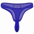 thumbnail image 5 of COSFO Bulge Pouch Mens Thong Mesh T-Back Classic Fit Breathable Low Rise Mens Underwear, 5 of 5
