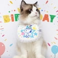 thumbnail image 3 of Kashima and Peanuts Birthday Saliva Towel, Happy Birthday Cat Outfit, Cat Birthday Party Supplies, 3 of 5
