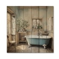 thumbnail image 3 of Designart "Pristine Laundry Bliss" Bath & Laundry Print on Natural Pine Wood, 3 of 5