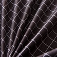 thumbnail image 4 of Lattice Embossed  3-Piece Polyester Bedding Set: Duvet Cover and Two Pillow Shams (Dark Grey, Full / Queen / King), 4 of 7