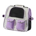 thumbnail image 3 of Mochila transportadora para gatos, transportadora portátil para perros y gatos para uso al aire libre, viajes de acampada Violeta Yinane Transportín para gatos, 3 of 8