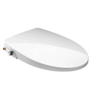 Bio Bidet By Bemis 7MSLIMZEROR 000 SlimZero Round Bidet Toilet Seat. Dual Nozzles, Night Light, Slow Closing