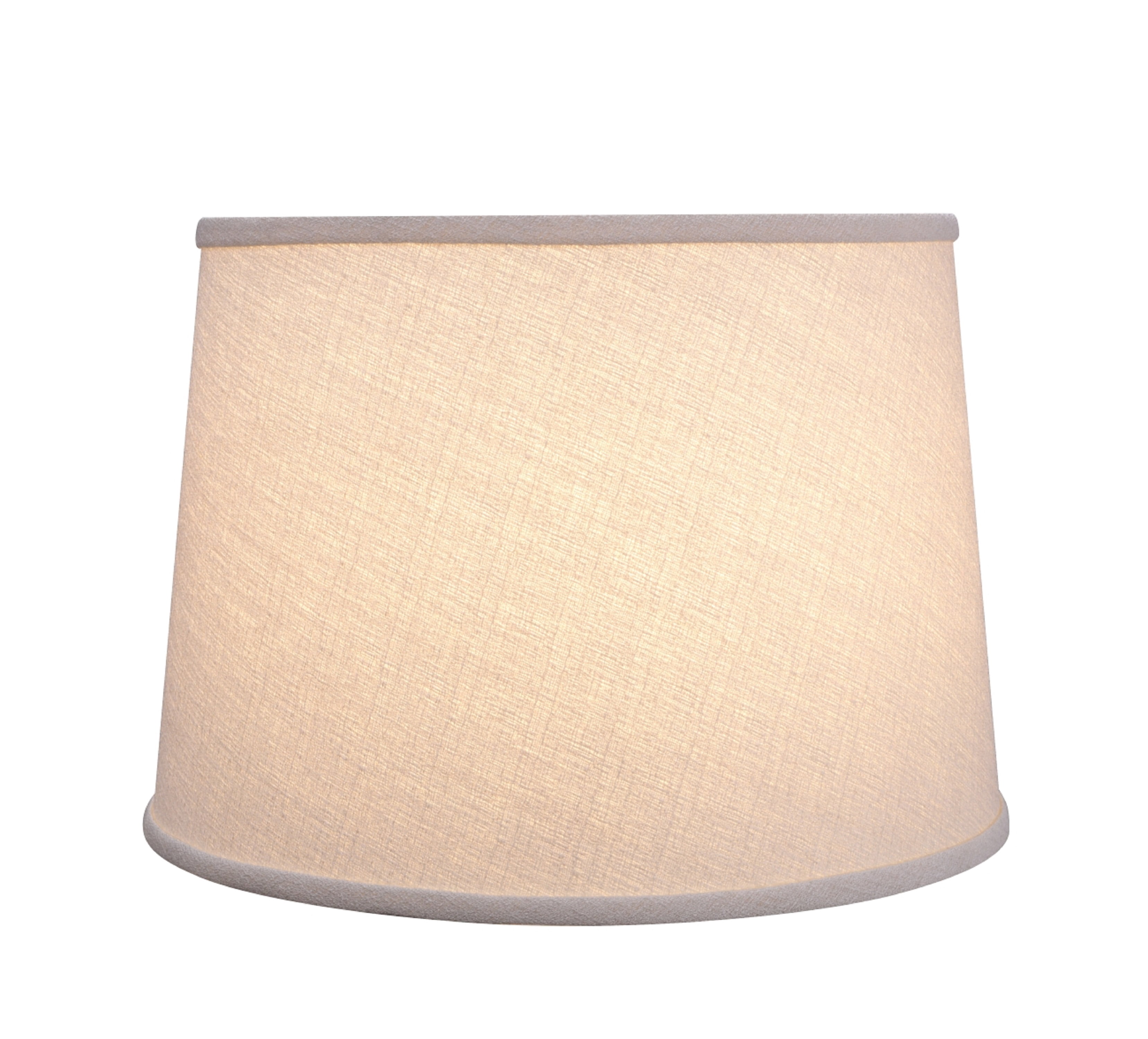 Aspen Creative 32320 Transitional Hardback Empire Shaped Spider Construction Lamp Shade in Off White, 14" wide (12" x 14" x 10")