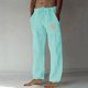 thumbnail image 1 of Puntoco Pantalones casuales largos para hombre, pantalones casuales con estampado de moda para hombre, cintura elástica con bolsillos, pantalones deportivos, 1 of 4