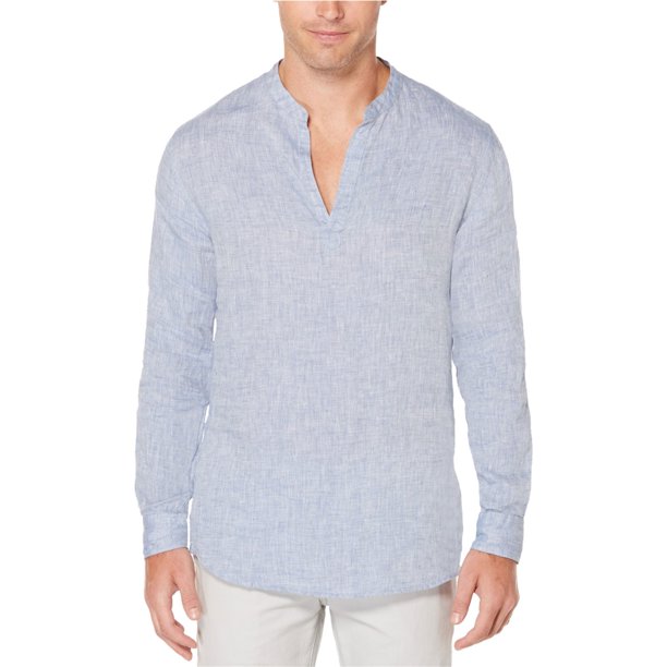 Perry Ellis - Camiseta básica para hombre, color azul, XXL Perry Ellis Camiseta básica