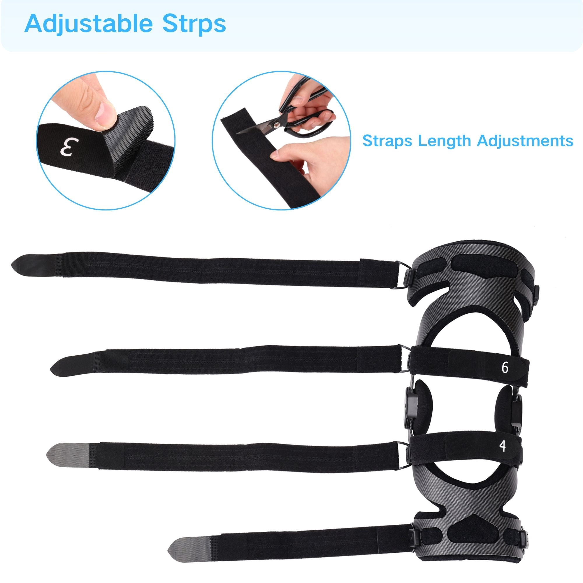 OA Unloader Knee Brace - Arthritis Pain Relief, Osteoarthritis, Bone on Bone Knee Joint Pain, Medial or Lateral Unloader Knee Brace, Knee Pain Relief for Joint Degeneration, Men & Women