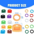 thumbnail image 3 of Assorted Key Caps Identifiers Covers For Effective Key Management Feature Silicone In Various Color Fast Easy Key Access, 3 of 9