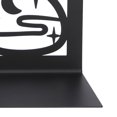 thumbnail image 4 of 2pcs Metal Bookend Desktop Bookshelf Storage Book Documents Divider Can Hold Large and Heavy Books, Suitable for Home, School, Office, 4 of 7