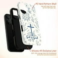 thumbnail image 4 of God is Good iPhone Case – Christian Floral Cross Design with Bird, Religious Inspirational Phone Cover for iPhone 11 12 13 14 15 16 Pro Max, 4 of 6