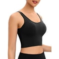 thumbnail image 3 of LELINTA Women Padded Sports Bra, Gym Workout Tank Tops, Sexy Medium Support Yoga Bras with Removable Cups Fitness Running Shirts, 3 of 7