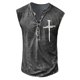 thumbnail image 1 of Mens Summer Surf Beach Tank Top Casual Breathable Sleeveless Top Loose Print Tank Top Man Shirt 3XL, 1 of 3