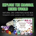 thumbnail image 4 of PENGXIANG 24 PCS Ore Blind Box Crystal Advent Calendar 24 Days Count Down Stone Collection Ornament Gift Novelty Healing Crystal Holiday Party Idea Advent Calendar Kids, 4 of 8