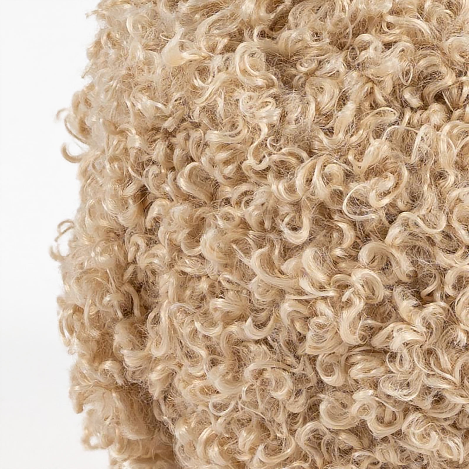 Crafted by Catherine Beige Teddy Bear Faux Fur Super Bulky Yarn, 41 yards, 8.8oz/250g (2 Pack)