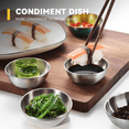 thumbnail image 4 of Sauce Cups 4Pcs Sauce Bowls 130Ml /3.46Inch Dressing Container Small Bowls for Dipping,Seasoning Condiments, 4 of 6