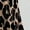 Khaki Classic Cheetah, variant on Women's Plus Size Stretch Ponte Flare Dress