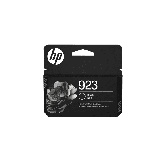 HP 923 Black Original Ink Cartridge, ~500 pages, 4K0T3LN