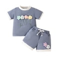 thumbnail image 2 of Children's Round Neck Short Sleeved And Shorts Two-piece Casual Home Set, 2 of 9