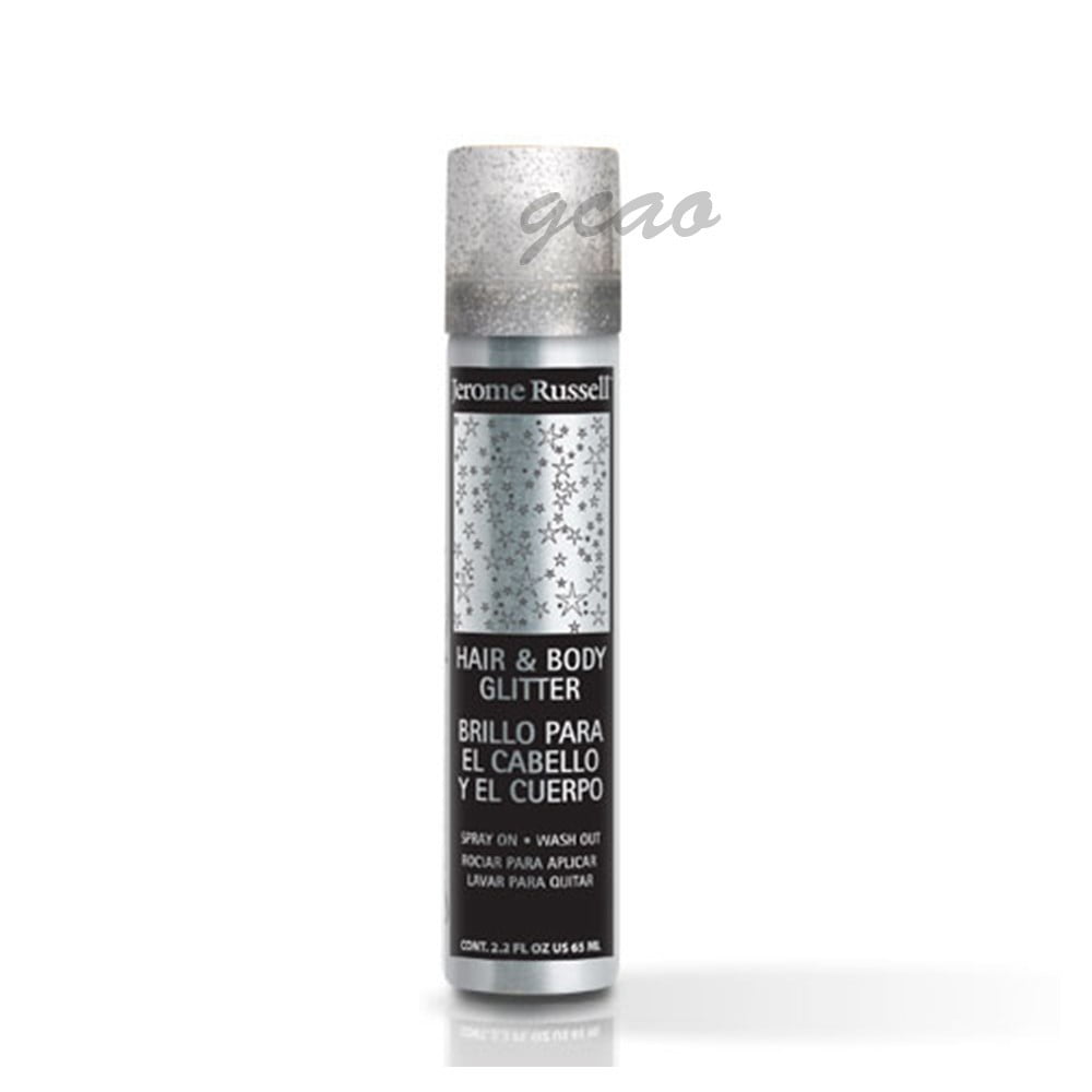 Jerome Russell Hair And Body Glitter Spray, Silver,  Oz 