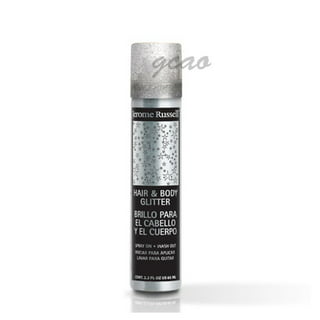 Nogis Body Glitter Spray, Spray Glitter for Hair and Body, Silver Face Glitter Cosmetic Shimmer Makeup Glitter for Hair Clothes Nail Art Craft Design