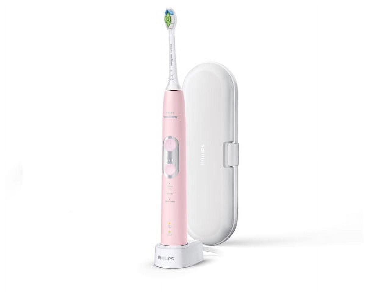 Philips Sonicare ProtectiveClean 6100 Whitening Rechargeable Electric Toothbrush, Pink HX6876/21