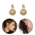 thumbnail image 2 of Musatteng ï¼ Stud Earrings Women's Earrings Fashion Temperament Earrings Earring Women A Earrings Mini Earrings Cool Earrings Trendy Earrings for Women 2022 Earrings That Say Bride Heart Earrings, 2 of 6