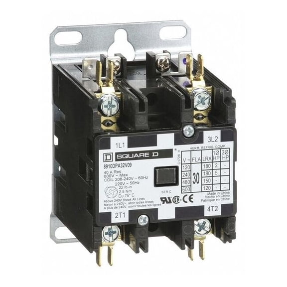Square D 8910DPA32V09 Definite Purpose Contactor