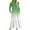 Green, variant on Kaemgyyd Women Long Sleeve Dress Casual Crew Neck High Waist Gradation Maxi Dresses with Pockets Fall Trendy Soft Beach Clothing
