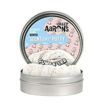Crazy Aaron's Thinking Putty 2.75" Tin - Bubblegum Scented Putty - SCENTSory Gumballer - Soft Texture, Never Dries Out