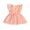 Pink, variant on Xinhuaya Summer Baby Girl Cotton Linen Sleeveless Dress Lace-edged Casual Sundress Bow Dress