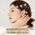 thumbnail image 5 of Hair Clips for Women, 4 Pks Sparkling Crystal Stone Braided Hair Clips with 3 Small Clips, Braided Hair Accessories for Women and Girls, Hair Clips for Styling Sectioning, Large Hair Clips, 5 of 5