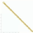 thumbnail image 2 of Primal Gold 14 Karat Yellow Gold 7mm Fancy Link Bracelet, 2 of 2