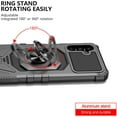 thumbnail image 5 of TJS for Samsung Galaxy A26 Phone Case, [Military Grade] Robotic Magnetic Support Car Mount Metal Ring Holder Kickstand Cover for Samsung A26 (Rose Gold), 5 of 5
