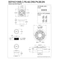thumbnail image 2 of Kingston Brass BSFK6310MB Watercourse 4-Inch Brass Square Grid Shower Drain with Hair Strainer and Base Flange in Matte Black, 2 of 5