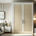 thumbnail image 7 of S4Sassy Peel and Stick Wall Covering, Art Deco Floral Fan Removable Vinyl Wallwrap - Modern Wall Mural, Yellow Instant Walls Makeover Wallpaper for Bedroom, Bathroom, Laundry Room, Closet -25"x360", 7 of 7