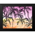 thumbnail image 2 of Vess, June Erica 24x19 Black Modern Framed Museum Art Print Titled - Island Sunset II, 2 of 5