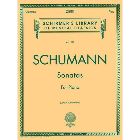 Schirmer's Library of Musical Classics: Sonatas: Schirmer Library of Classics Volume 1997 Piano Solo (Other)