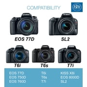 BM Premium 2 LP-E17 Batteries and Charger Kit for Canon EOS M6 Mark II, SL2, SL3, EOS RP, EOS M3, EOS M5, EOS M6, EOS Rebel T6i, T6s, T7i, T8i Cameras
