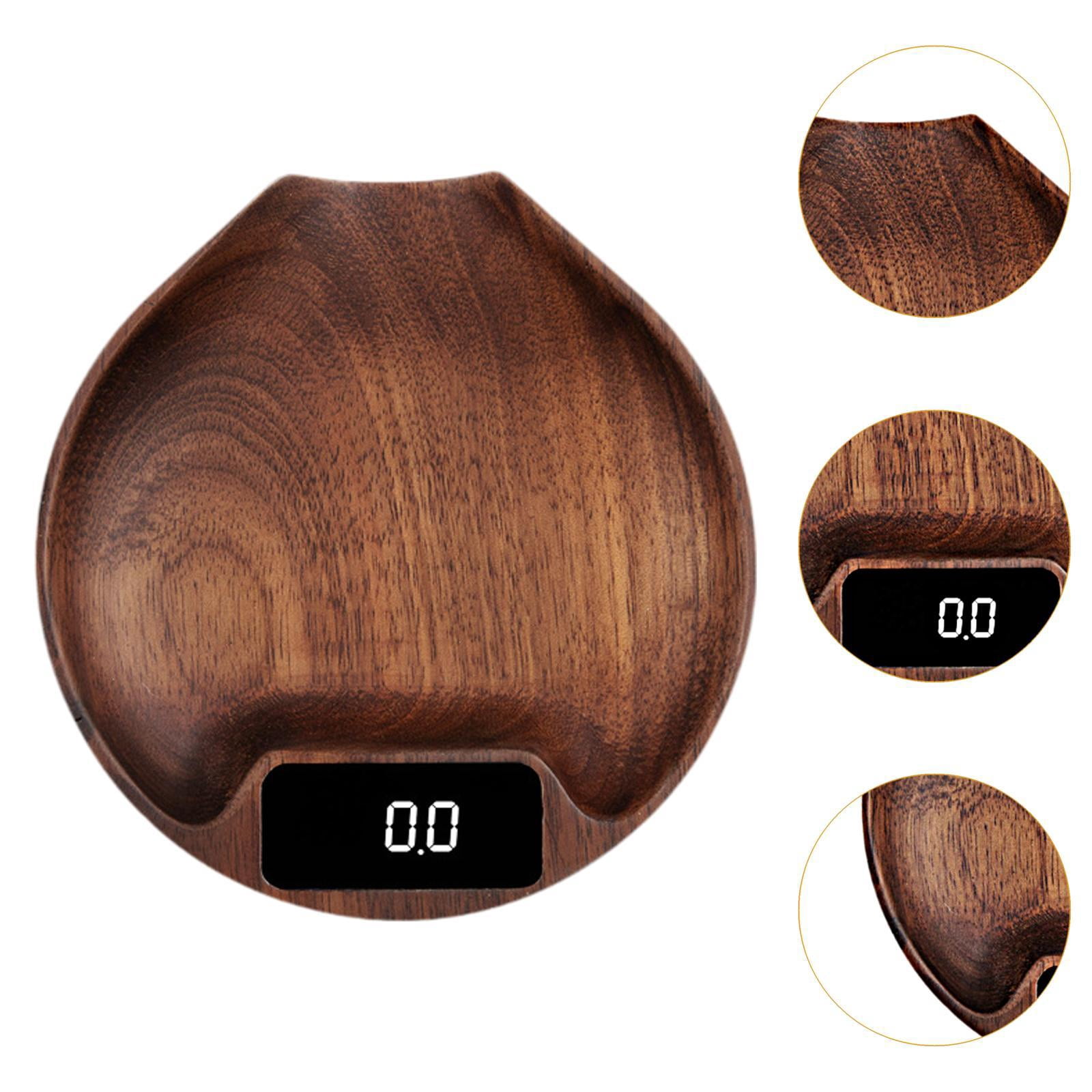 Tongina Electronic Coffee Scale Pour over Espresso Scale Display Coffee Beans Scale Electronic Food Scale for Baking Home Cooking Brown