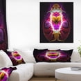 thumbnail image 1 of Large Pink Symmetrical Fractal Heart - Abstract Art on Canvas, 1 of 3