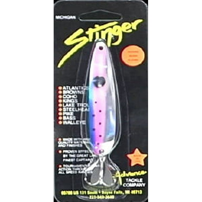 Stinger Advance Tackle Michigan Stinger Standard Fishing Spoon Lure,  Rainbow Trout, 3 3/4, Fishing Spoons