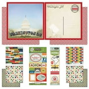 Scrapbook Customs Themed Paper and Stickers Scrapbook Kit, Washington D.C.