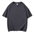 thumbnail image 5 of LRGSHF Oversized Tshirts for Men Crew Neck Streetwear Short Sleeve Loose Fit Tops Drop-Shoulder Breathable Lightweight Tees Summer Soft Comfortable Casual Wears, 5 of 5