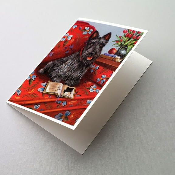 Scottie Lil Einstein Greeting Cards and Envelopes Pack of 8