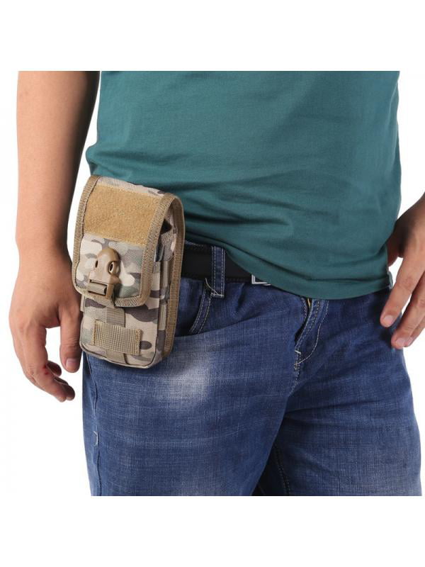 Tactical universal duty belt cell phone case pouch belt Loop Bag Hook Mobile 