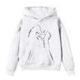 thumbnail image 4 of RMGVDSD Girls Hoodies Kids Cute Graphic Print Long Sleeve Hooded Sweatshirts Back To School Pullover Tops Trendy Fall Winter Clothes Stylish Sweatshirt 10-11 Years, 4 of 4