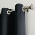 thumbnail image 3 of Sun Zero Nolan Energy Efficient Blackout Grommet Single Curtain Panel, 54" X 63", Navy, 3 of 9